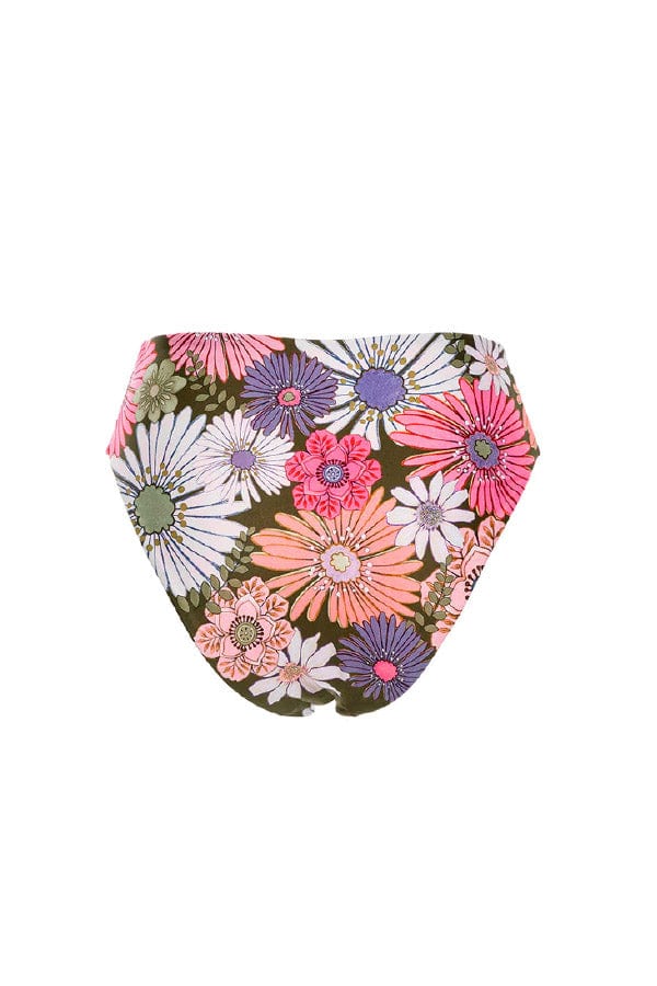 Agua Bendita Swimwear Penelope Reversible Bikini Bottom- Java Drop