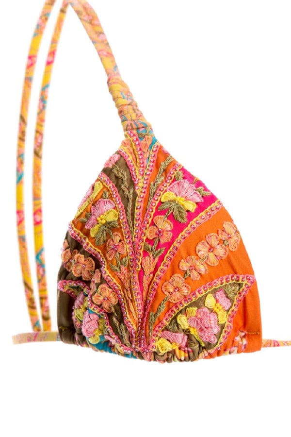 Agua Bendita Swimwear Sunny Bikini Top- Lula Drop