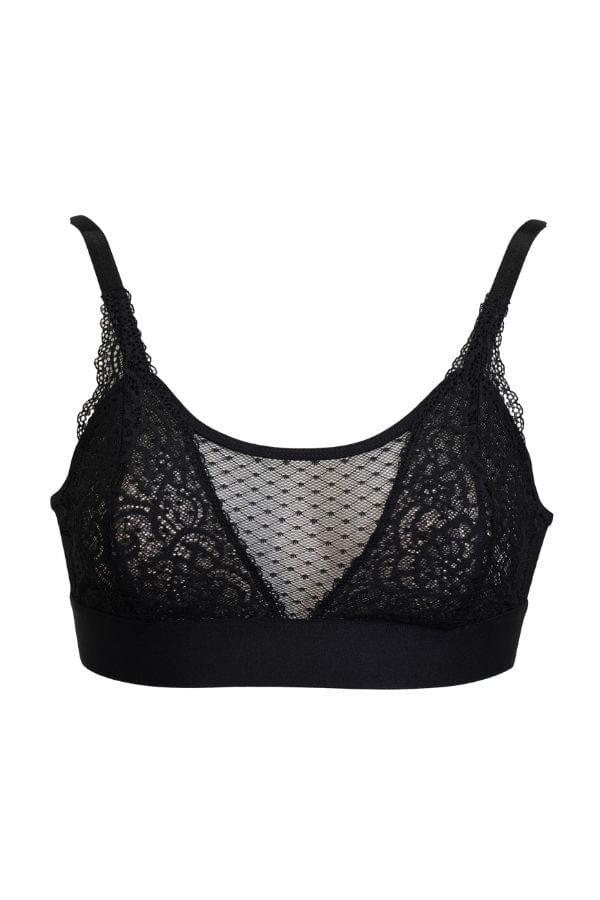 AnaOno Bras Maggie Lace Bralette - Black