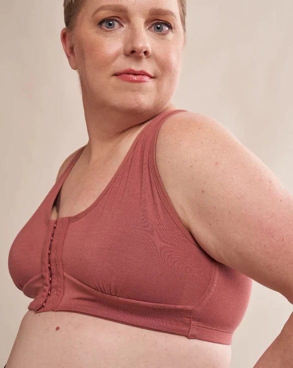 AnaOno Bras Rora Pocketed Front Closure Bra - Dusty Rose