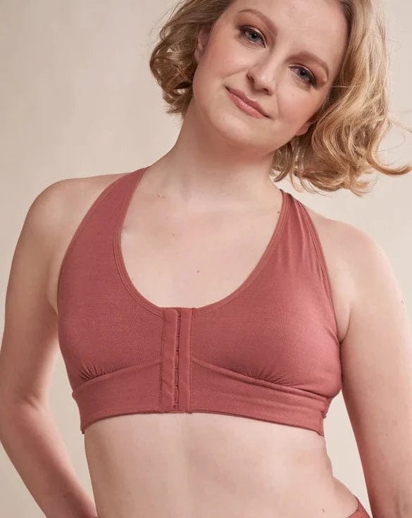 AnaOno Bras Rora Pocketed Front Closure Bra - Dusty Rose