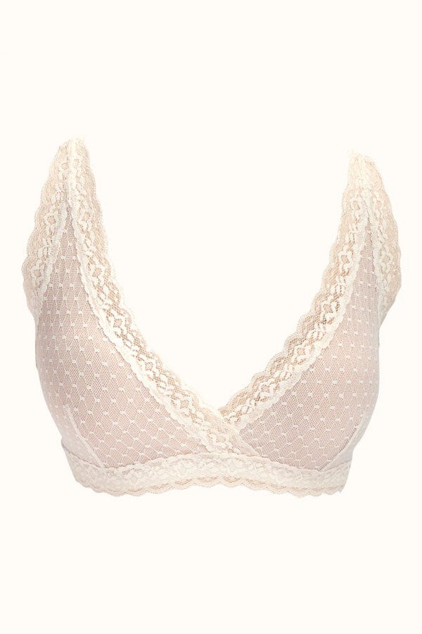 AnaOno Bras Susan Wrap Front Bra- Ivory