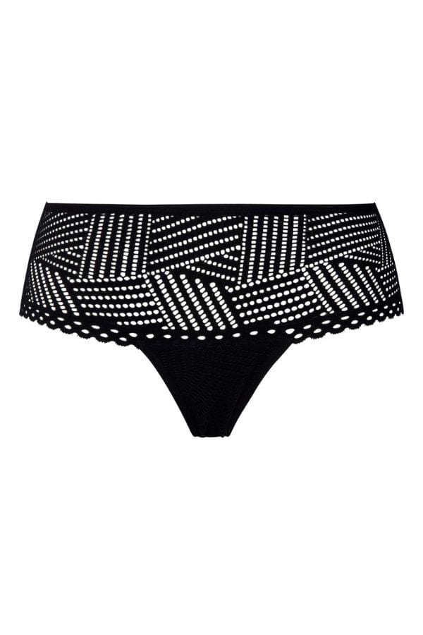 Antigel Boyshort Tressage Graphic Boyshort - Black