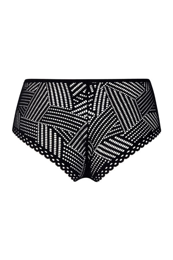 Antigel Boyshort Tressage Graphic Boyshort - Black