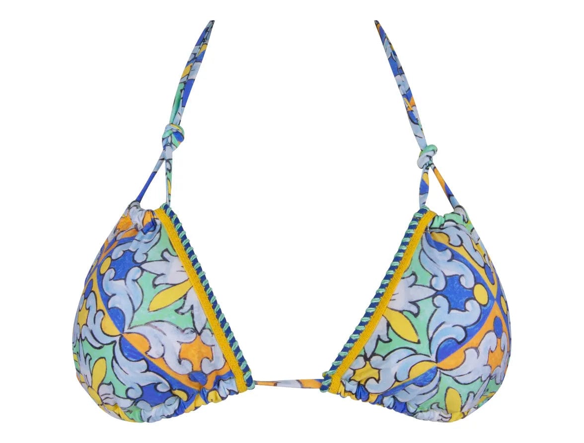 Antigel Swimwear Blue / S La Sunny Triangle Soft Pad with Ties