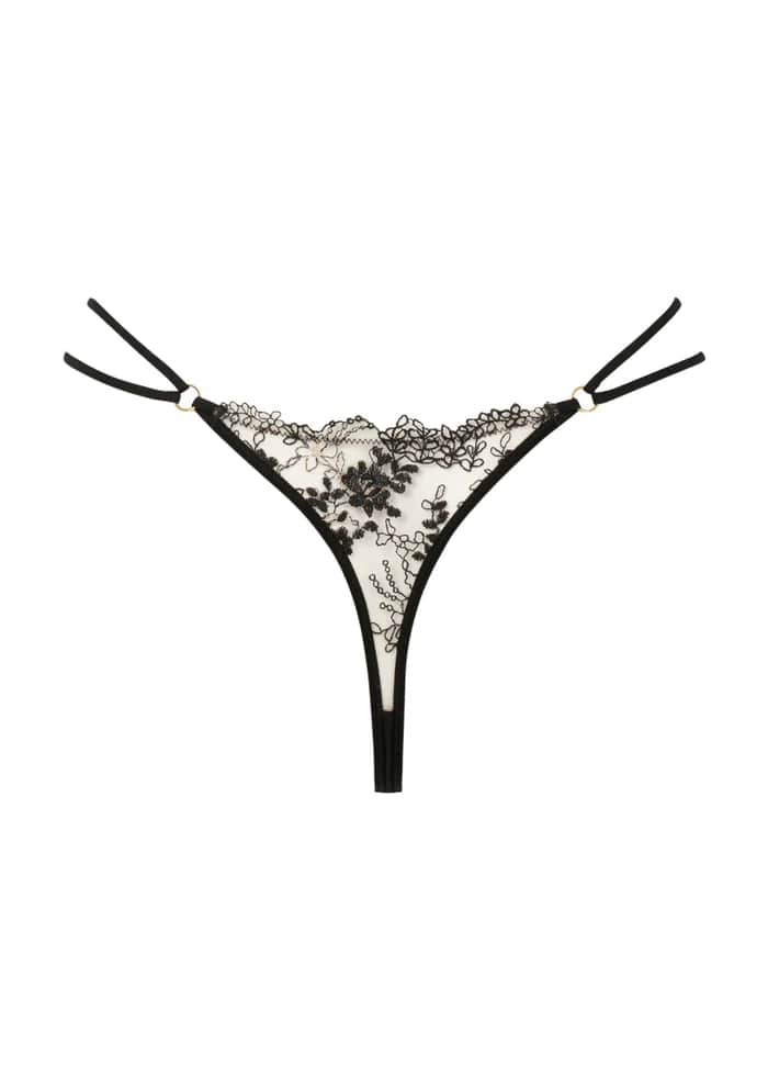 Atelier Amour Lingerie Après Minuit String- Black