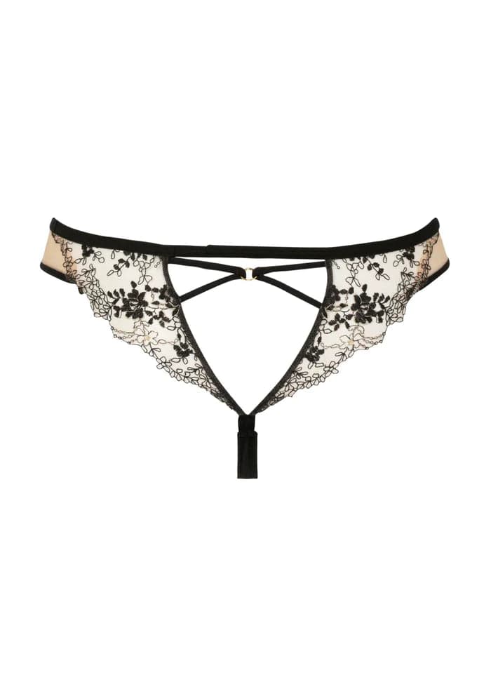 Atelier Amour Lingerie Après Minuit Tanga- Black