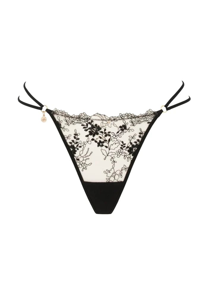 Atelier Amour Lingerie Black / S Après Minuit String- Black