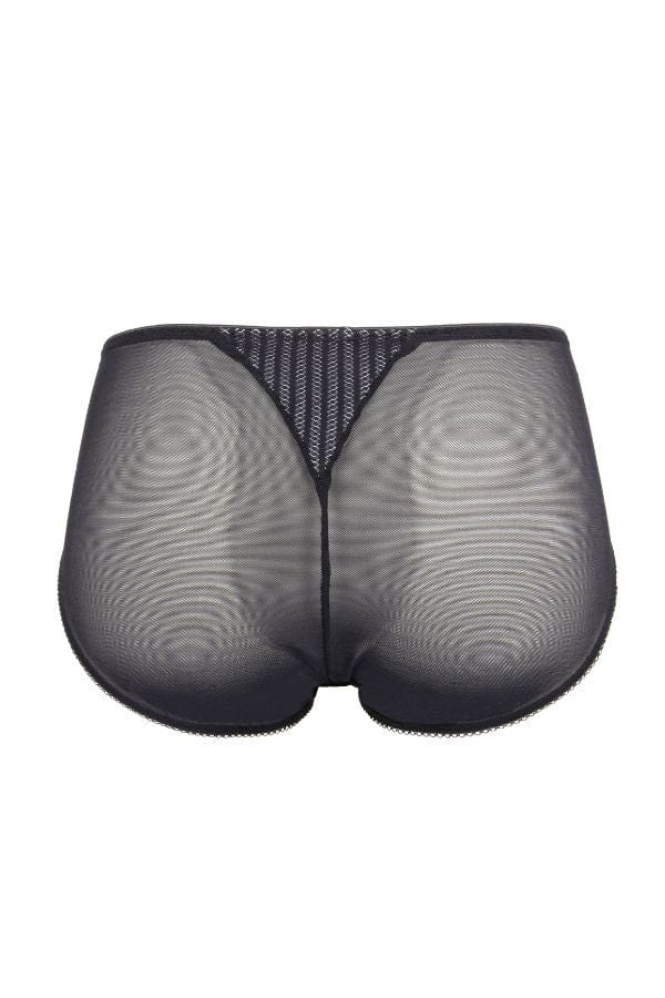 Berlei Brief Beauty Stripe Deep Brief- Black