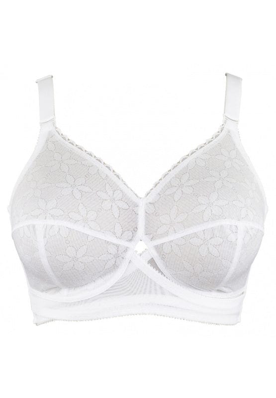 Berlei Plunge White / 40 D Classic Non-Wired Soft Support Bra - White