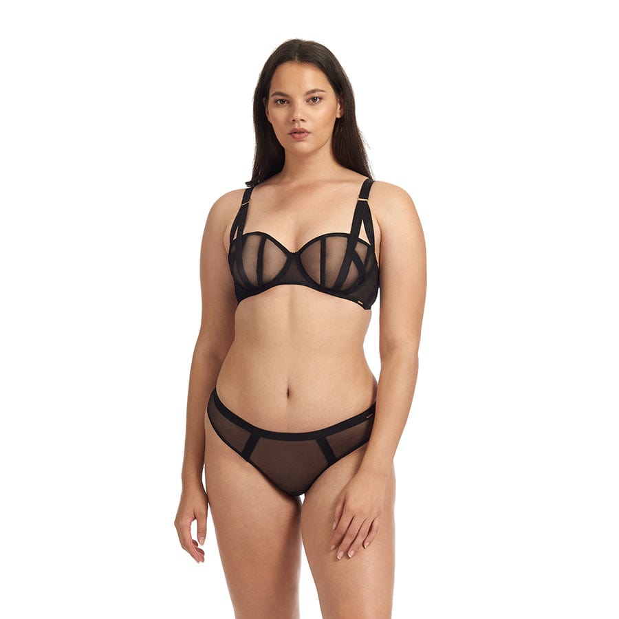 Bluebella Balcony Black / 38 C Karolina Bra- Black