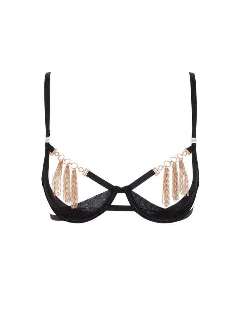 Aurora Thong (Black/Gold)