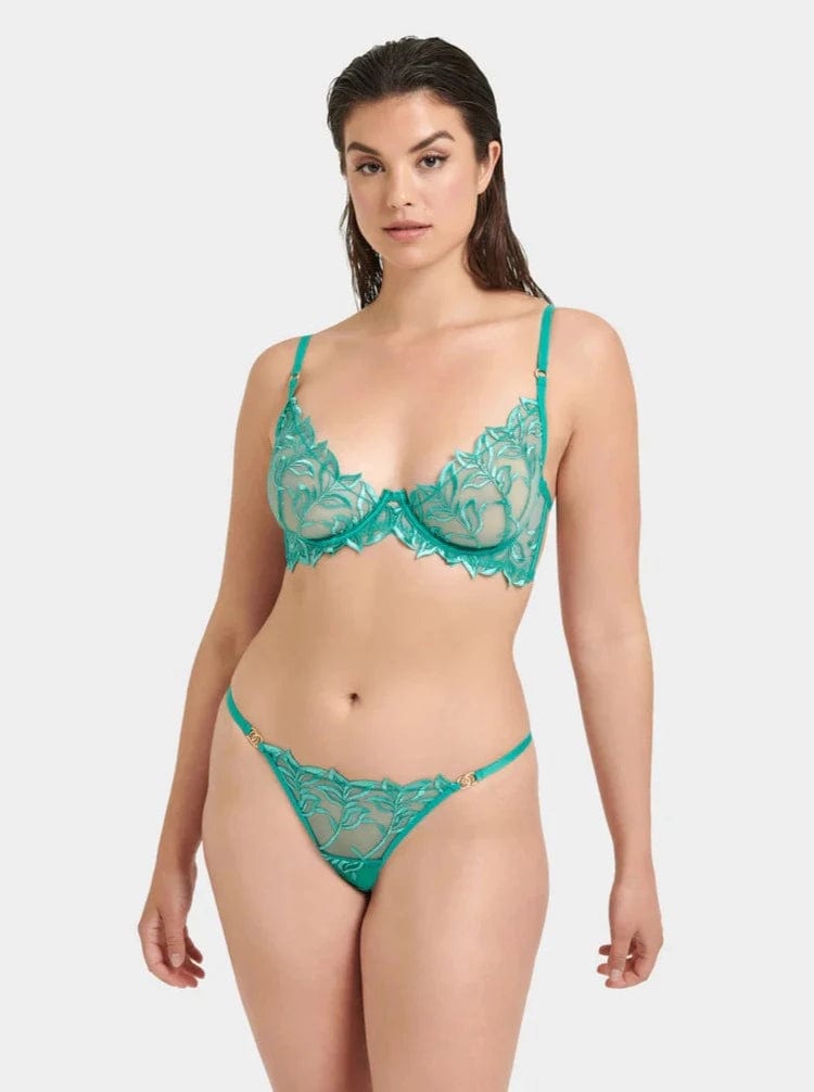 Bluebella Underwear Isadora Panty- Columbia Green