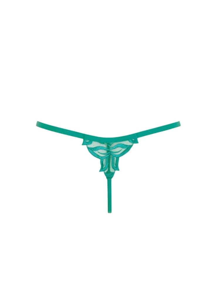 Bluebella Underwear Isadora Thong- Columbia Green