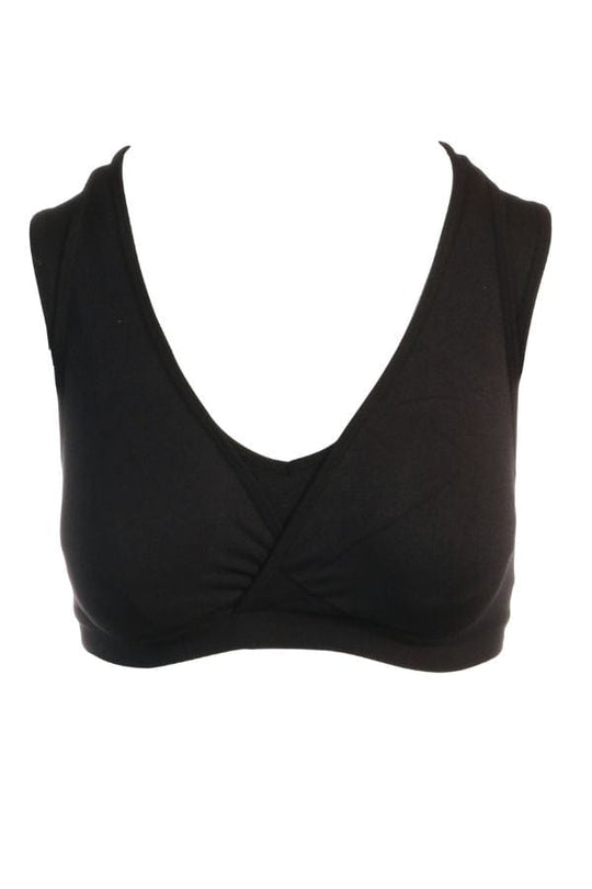 Lotus Hands-free Pumping & Nursing Bra - Black