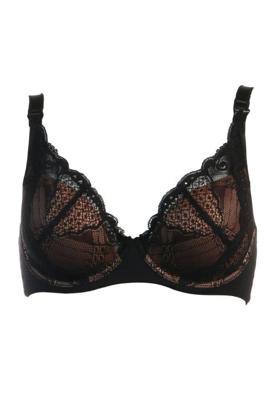 Truffles Molded Cup Plunge - Black