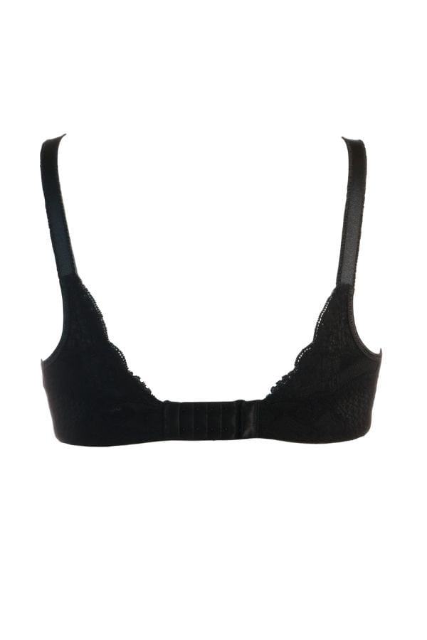 Cake Maternity Bras Truffles Molded Cup Plunge - Black