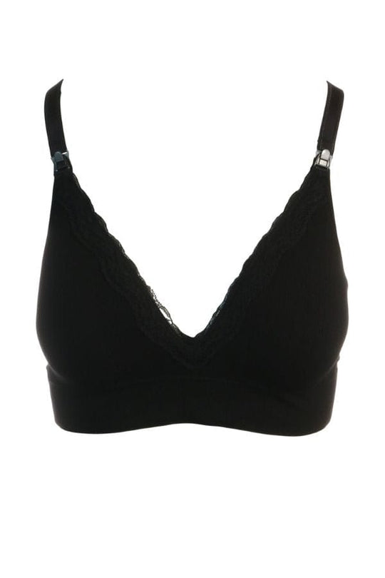 Tutti Frutti Nursing Bra - Black
