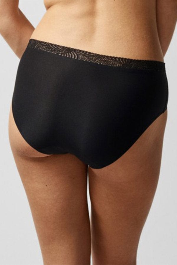 Chantelle Black / O/S SoftStretch Hipster with Lace- Black