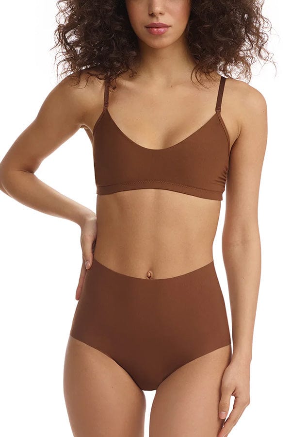 Commando Bikini Cinnamon / XS Butter High Rise Bikini- Cinnamon