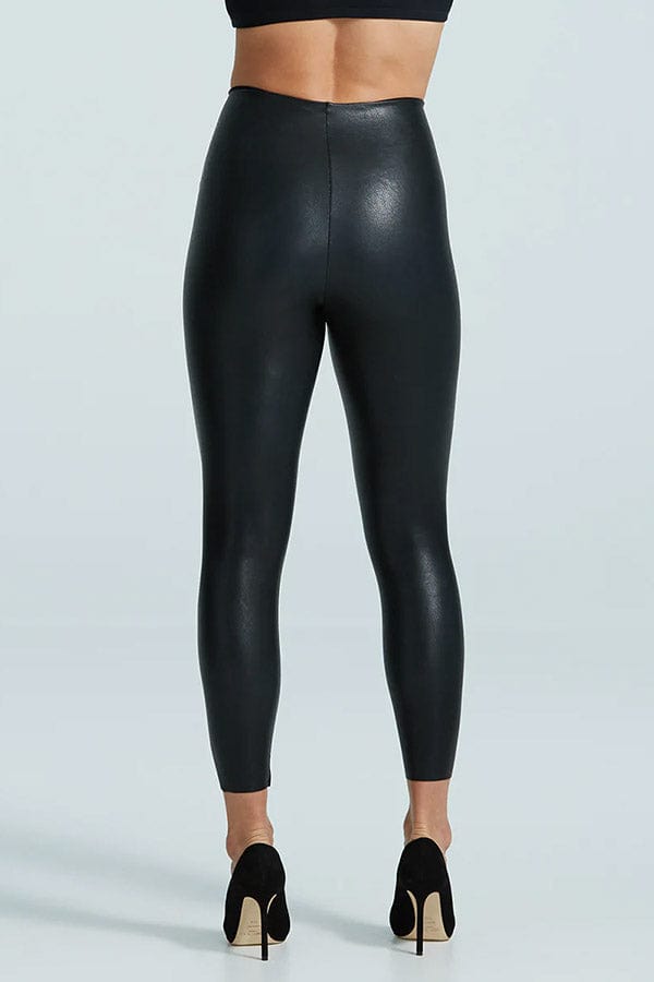 Commando Legging 7/8 Faux Leather Legging- Black