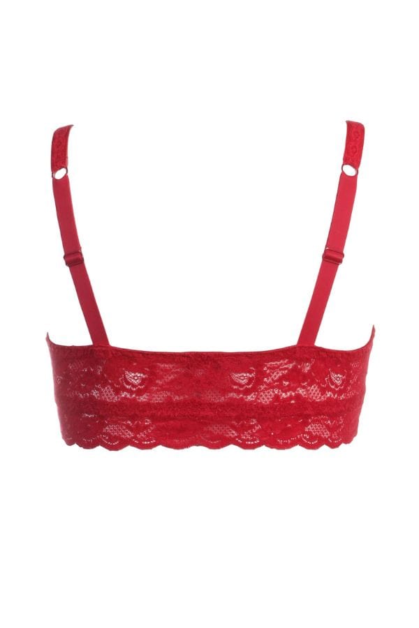 Cosabella Bralette Extended Sweetie Soft Bra - Mystic Red
