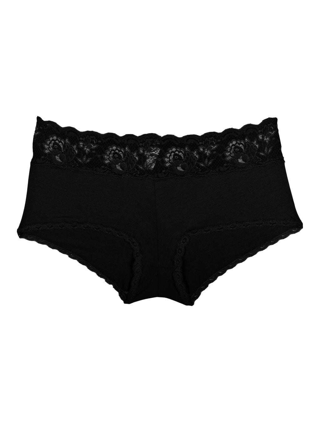 Cosabella Underwear Extended Never Say Never Lowrider Cheekie Hotpant - Black