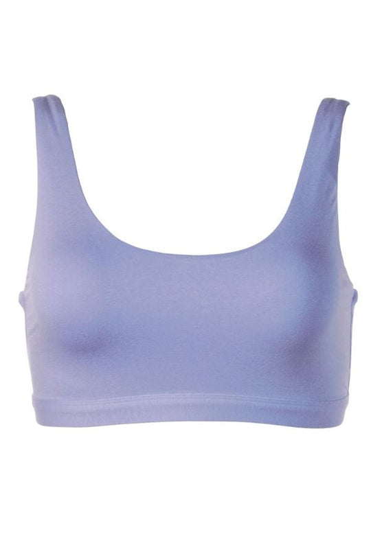 Cotton Comfort 2-Pack Lounge Bra - Lavender Mist/Grey Heather