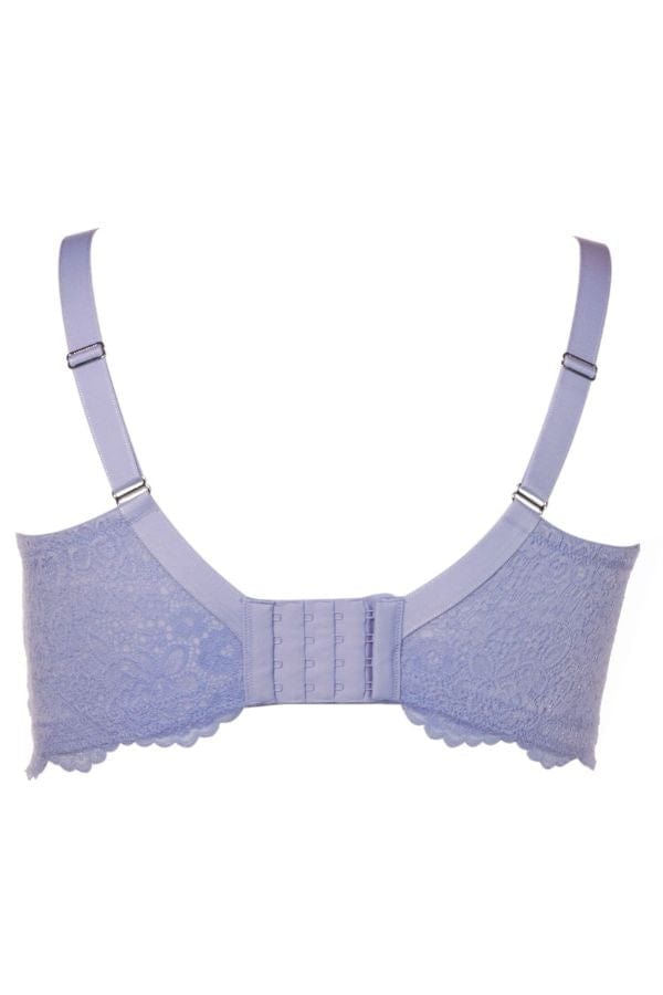 Curvy Couture Bralette Luxe Lace Wireless Bralette - Lavender