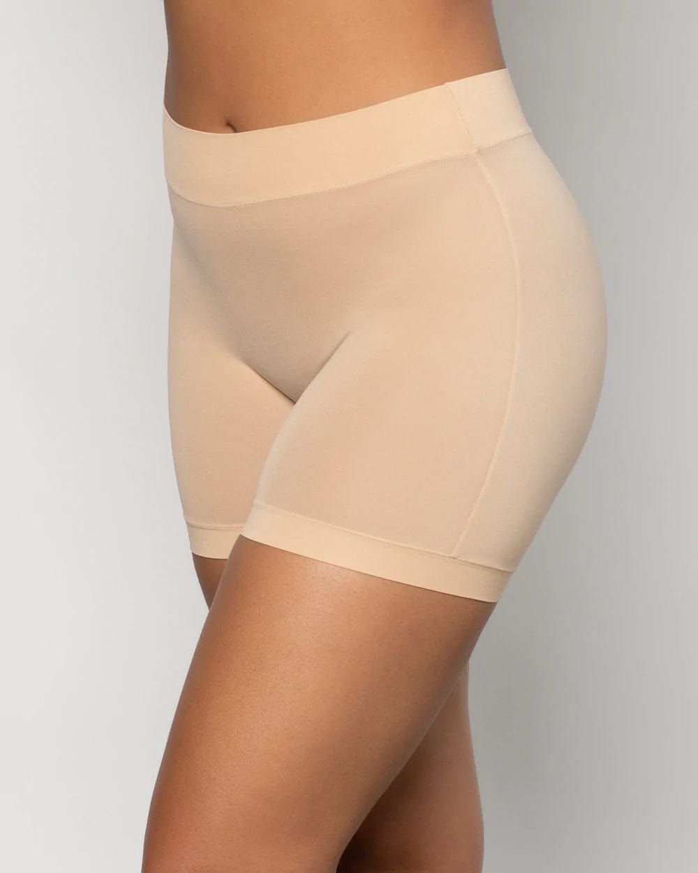 Curvy Couture Underwear Slip Short - Champagne Nude