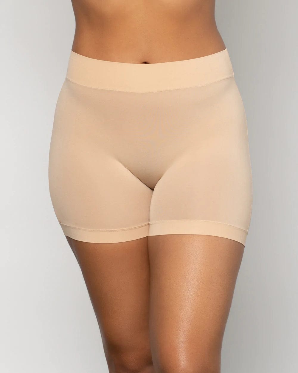 Curvy Couture Underwear Slip Short - Champagne Nude