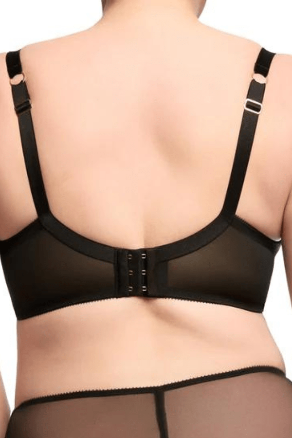 Dita Von Teese Balcony Nom De Plume Plunge Bra - Black