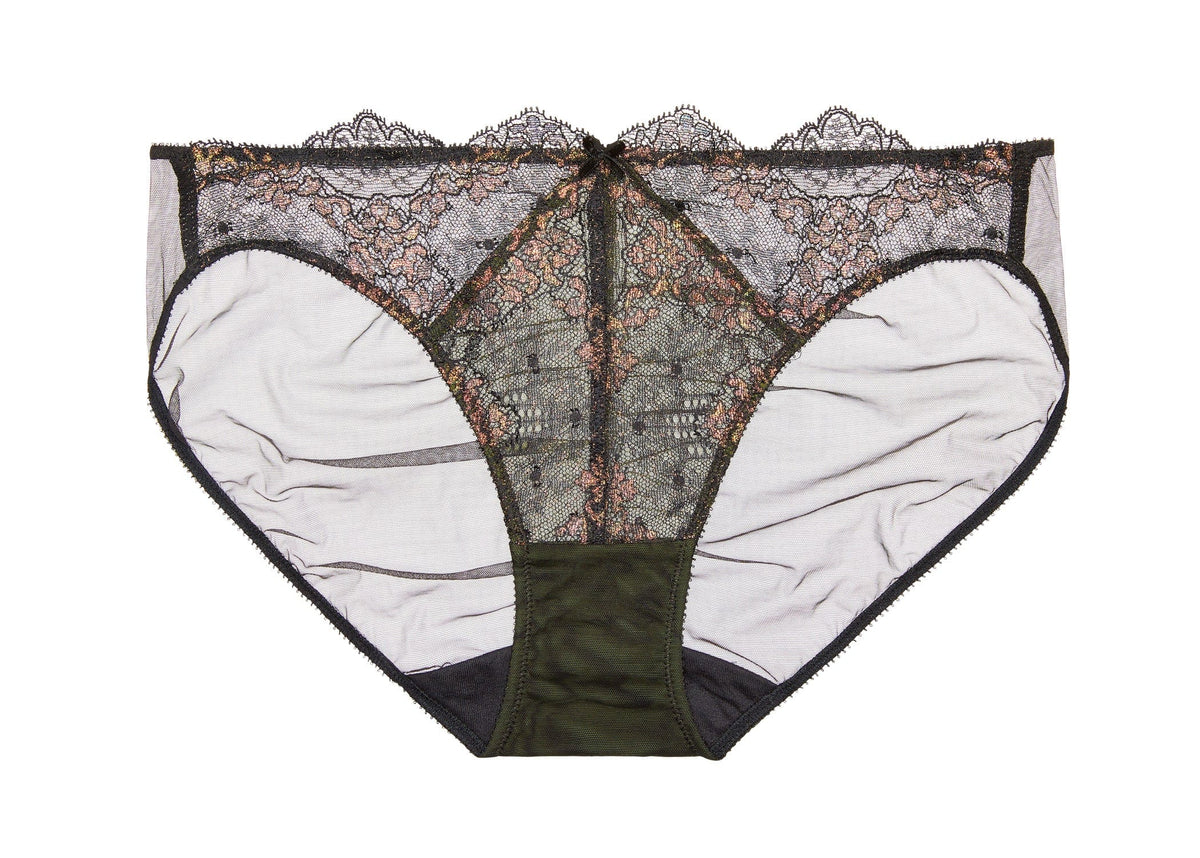 Dita Von Teese Bikini Black / M Lurex Lace Bikini