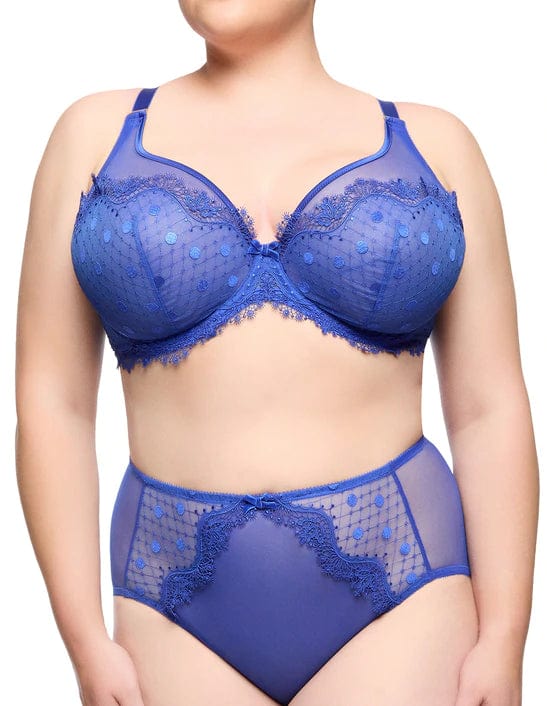 Dita Von Teese Bras Capri Blue / 40 DD/E Vedette Full Figure Plunge Bra - Capri Blue