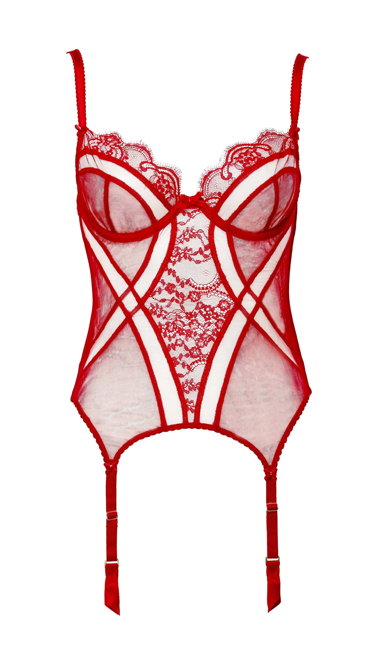 Dita Von Teese Bustiere Vermillion / 34C Muse Bustiere - Vermillion