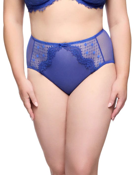 Dita Von Teese Underwear Capri Blue / XL Vedette High Waist Brief - Capri Blue