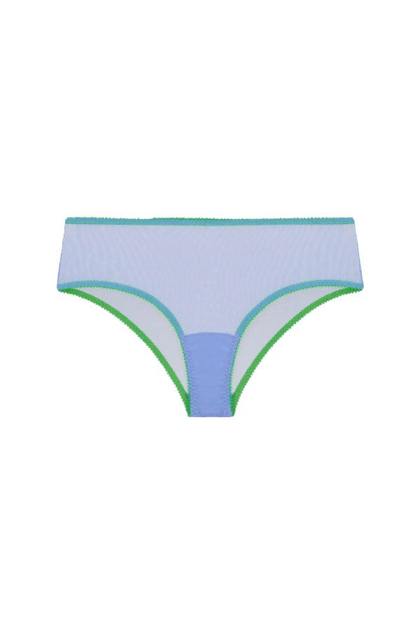 Dora Larsen Bras Coralee Clean Tulle High Waist Knicker- Blue