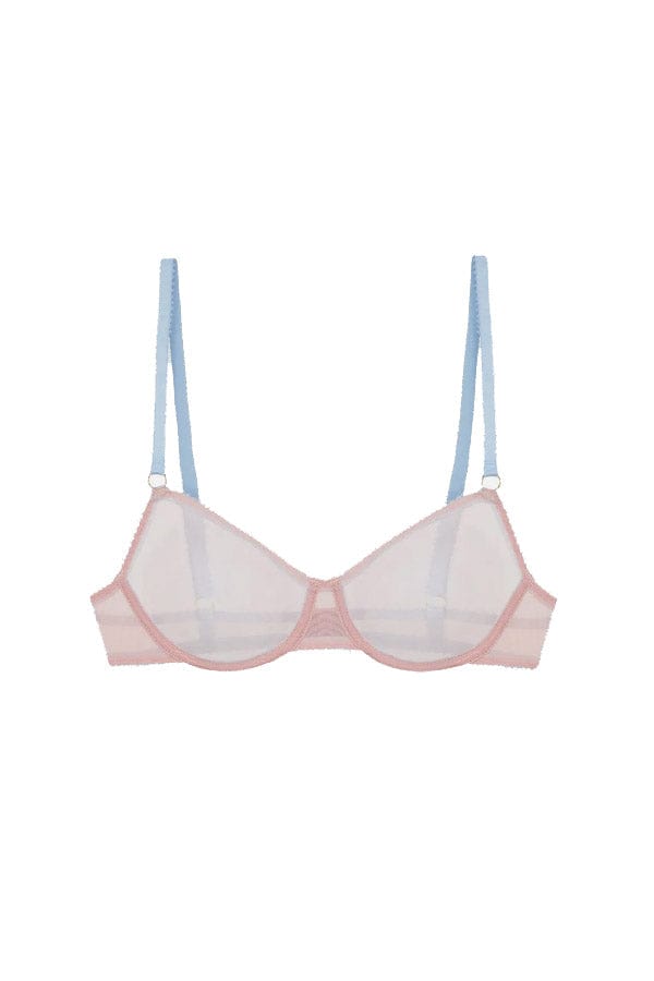 Dora Larsen Bras Margo Clean Tulle Underwire Bra- Baby Pink