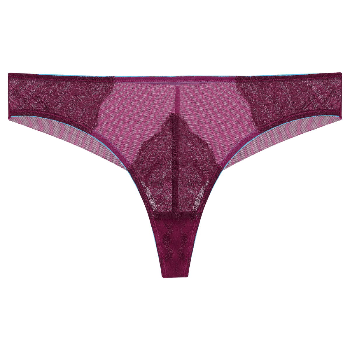 Dora Larsen Lingerie Maroon / S Orla Lace Knicker