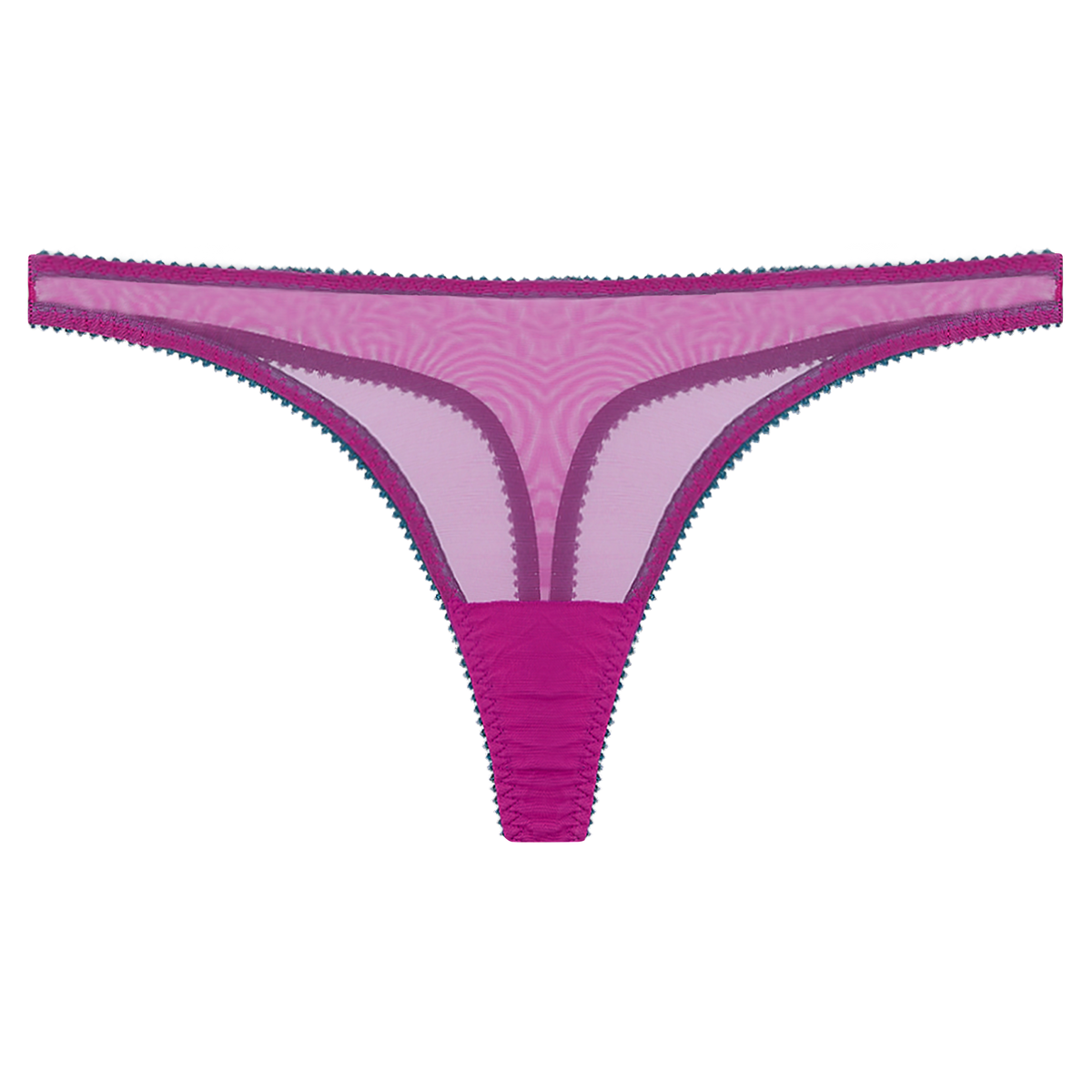 Dora Larsen Thongs Cranberry / S Eilish Clean Tulle Thong