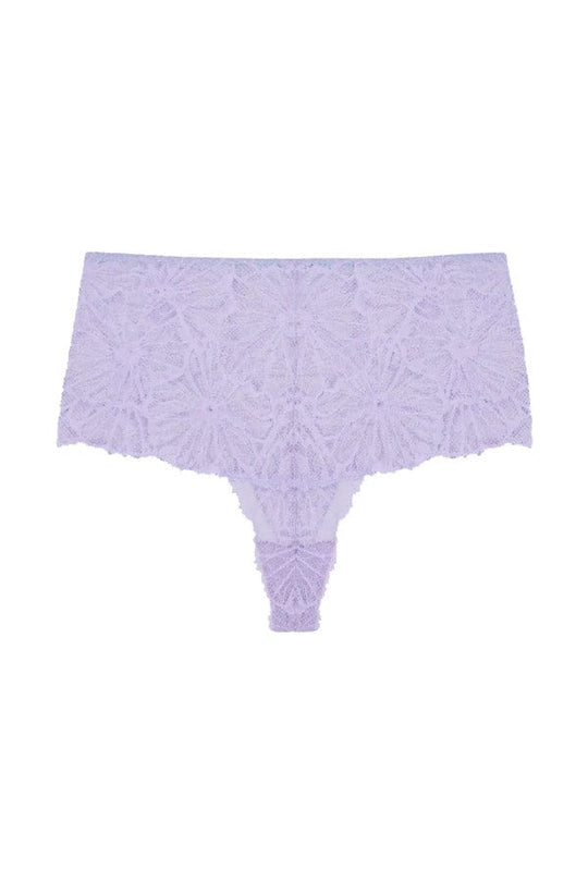 Anais Graphic Lace High Waist Knicker- Lavender