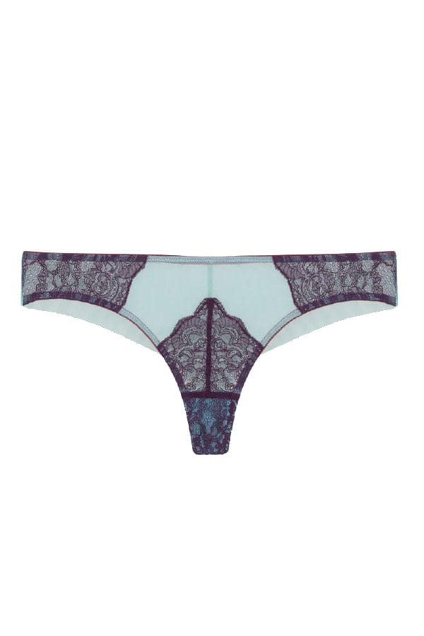 Dora Larsen Underwear Enid Lace Knicker- Deep Purple