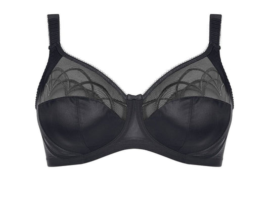 Cate Full Cup Banded Bra - Black