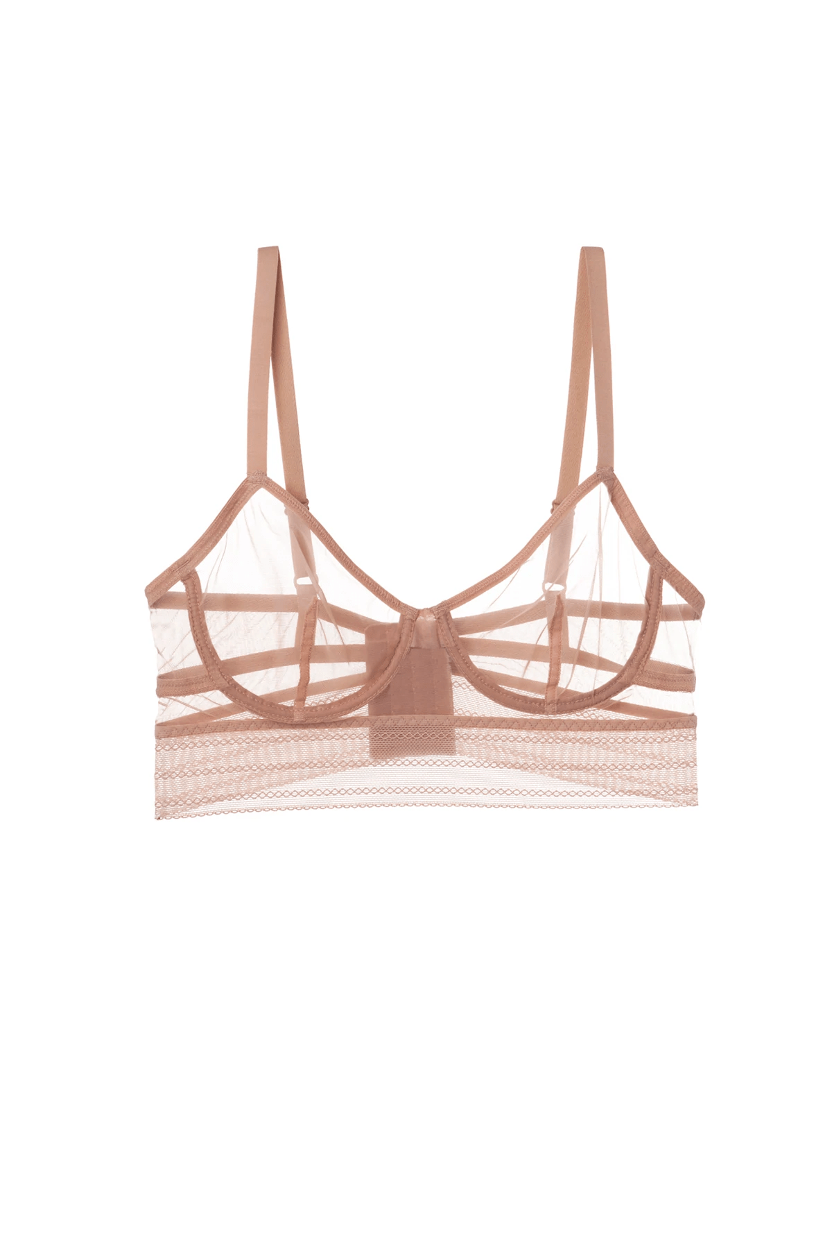 Else Balcony Powder / 32 B Bare Underwired Longline Bra - Powder