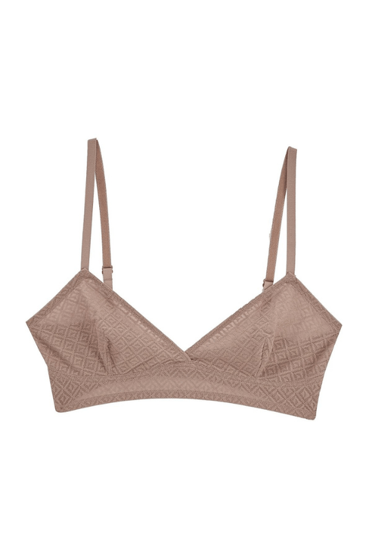 Betty Triangle Soft Bra - Bronze