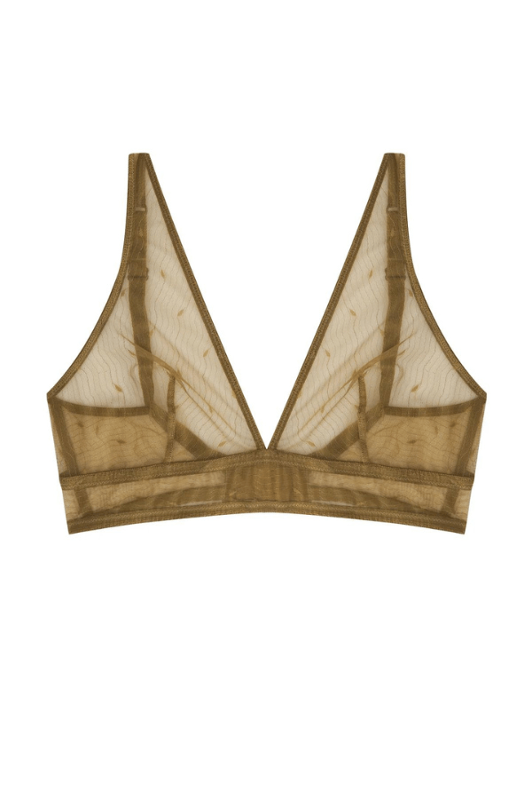 Else Bralette Kate Soft Plunge Bra - Olive