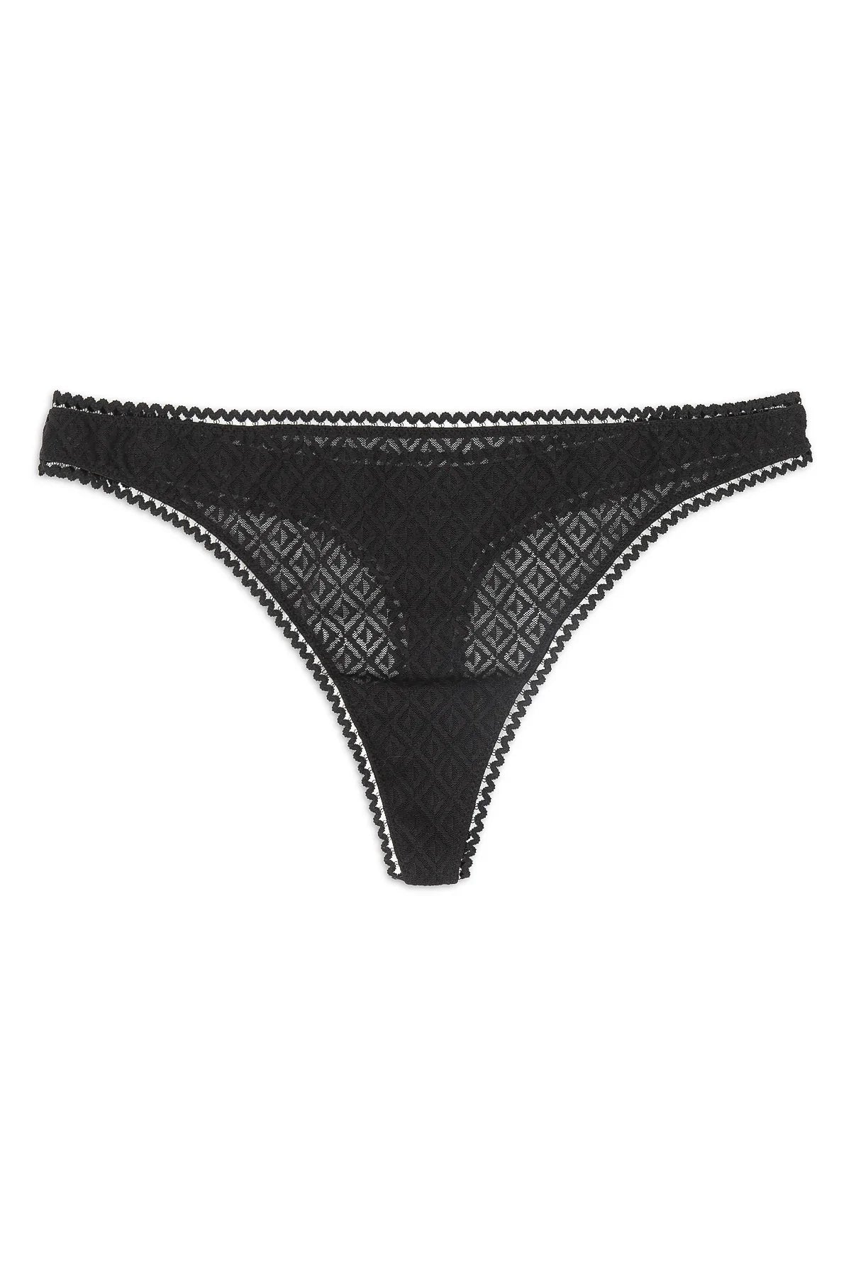 Else Lingerie Betty Thong - Black