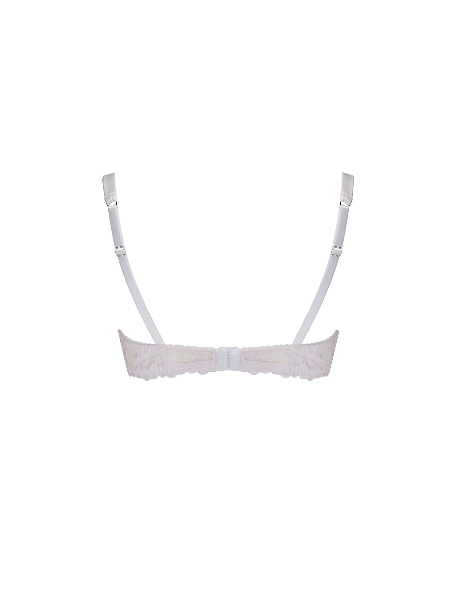 Buy Boudoir Collection White Satin Eyelash Lace Suspender Belt 16 | Slips  and camisoles | Tu