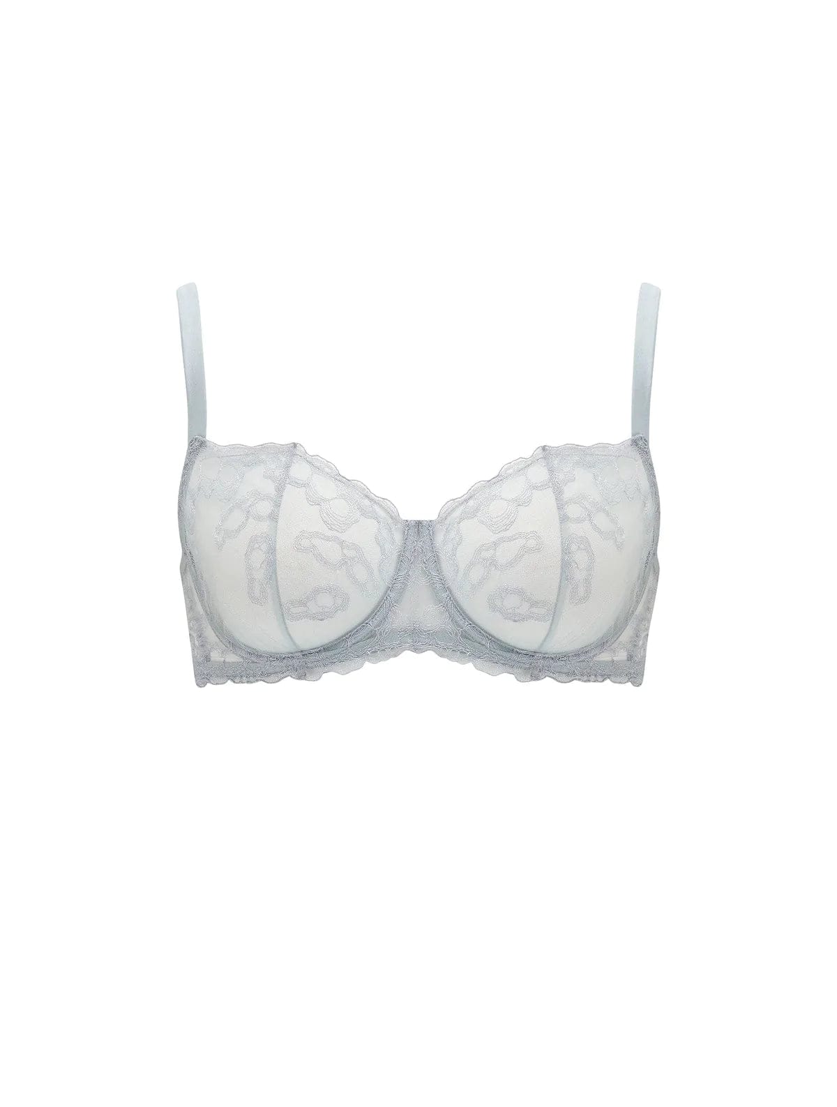 Fleur of England Balcony Mineral Grey / 34 B Sigrid Balcony Bra - Mineral Grey