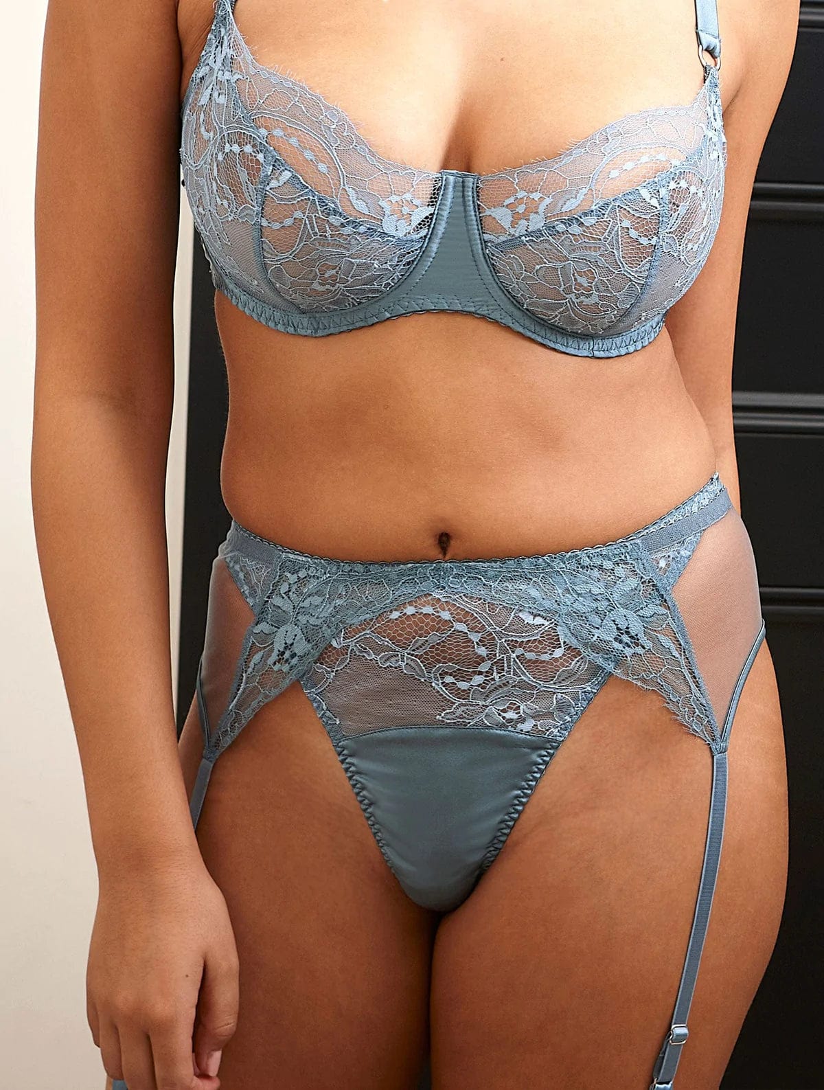 Fleur of England Briefs Ocean Lace Thong